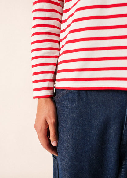 WHITE / RED