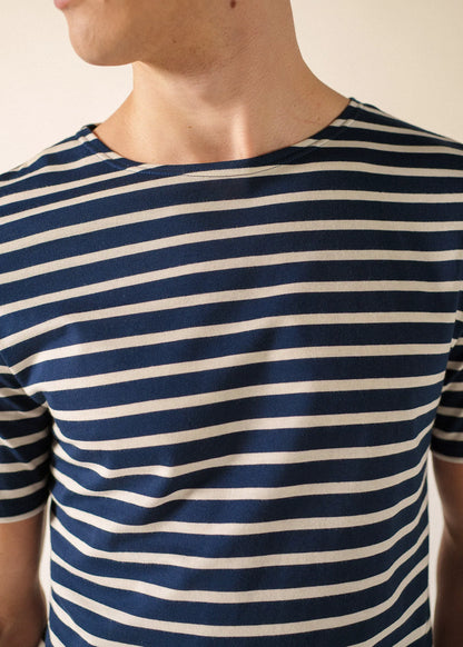 NAVY / ECRU