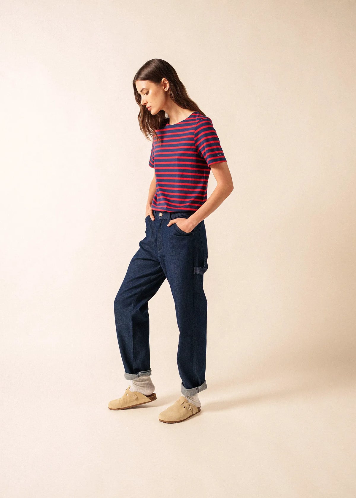 NAVY / RED