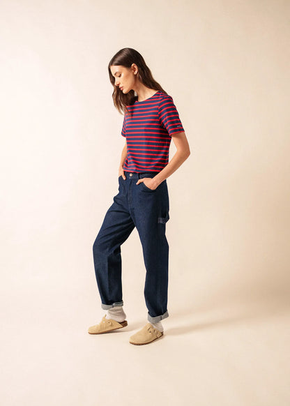 NAVY / RED