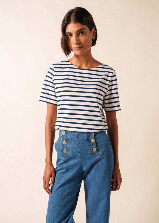 WHITE / NAVY