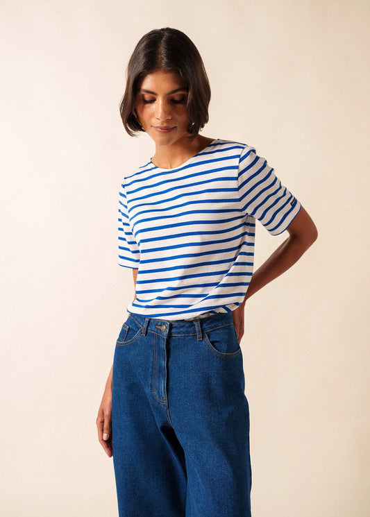 WHITE / ROYAL BLUE