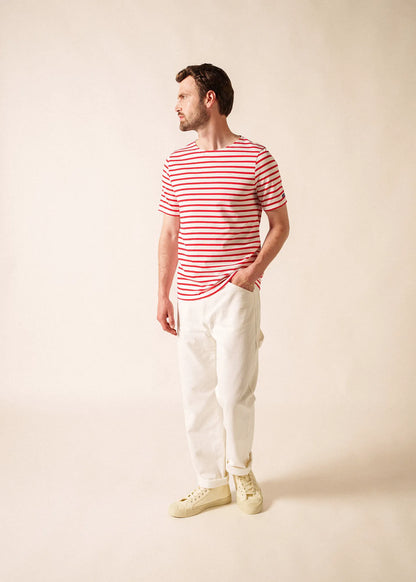 WHITE / RED