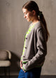 GRAY / NEON GREEN / IVORY