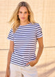 WHITE / NAVY