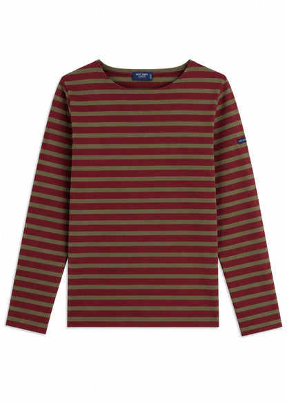 BURGUNDY / MOSS GREEN