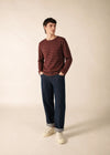 BURGUNDY / MOSS GREEN