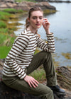 IVORY / MOSS GREEN