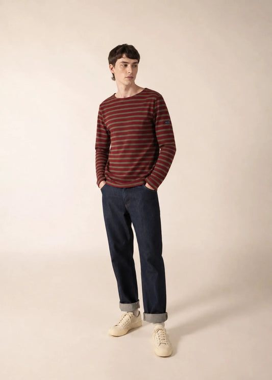 BURGUNDY / MOSS GREEN