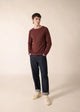 BURGUNDY / MOSS GREEN
