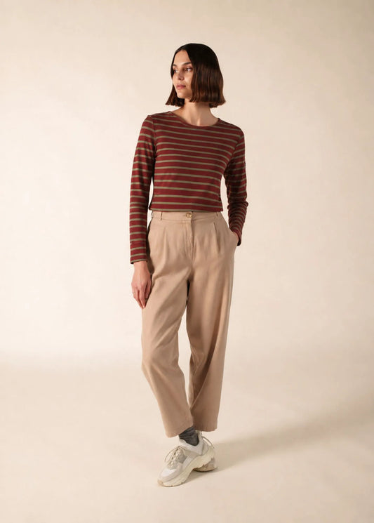 BURGUNDY / MOSS GREEN