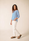 WHITE / CAPRI BLUE