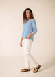 WHITE / CAPRI BLUE