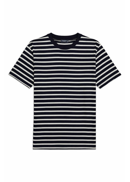 NAVY / ECRU